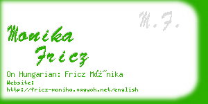 monika fricz business card